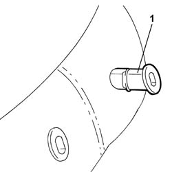 Rear seat backrest frame - R.R.