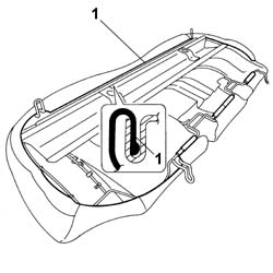 Rear seat cushion frame - R.R.