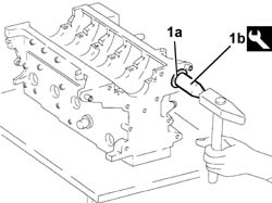 Counter-balance shaft crankcase bearings - Replace with engine and gearbox removed
