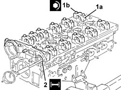 SINGLE CYLINDER HEAD, removed - Overhaul