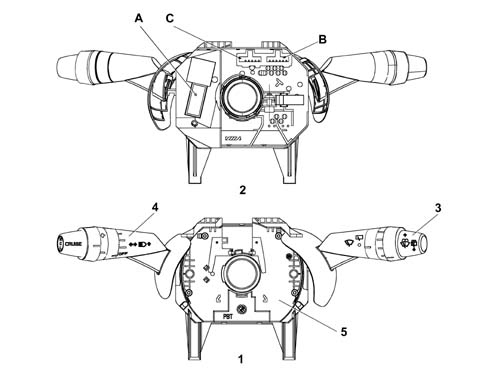 STEERING COLUMN SWITCH UNIT