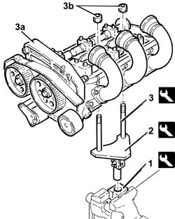 Right CYLINDER HEAD - Overhaul - Dismantling