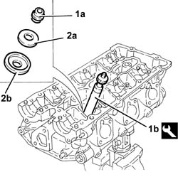 Right CYLINDER HEAD - Overhaul - Dismantling
