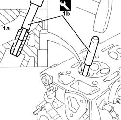 Right CYLINDER HEAD - Overhaul - Dismantling
