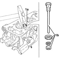 Right CYLINDER HEAD - Overhaul - Dismantling