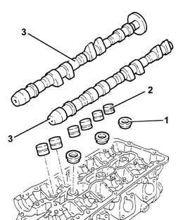 Right CYLINDER HEAD - Overhaul - Dismantling