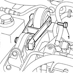Gearbox side mount FLEXIBLE BLOCK/S - Replace