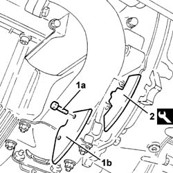 TOOTHED DRIVE PULLEY - R.R. with timing belt removed