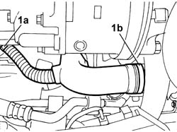Air inlet pipe to turbocharger - r + r