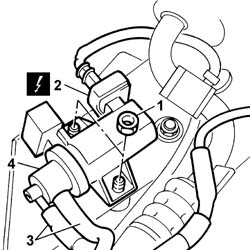 Solenoid valve for turbocharger vanes actuator