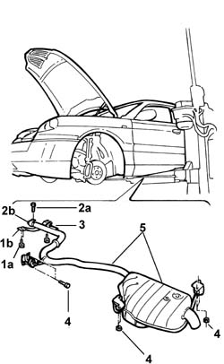 Rear exhaust SILENCER - R.R.