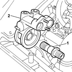 Engine oil heat exchanger - R.R.