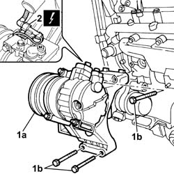 ENGINE - Position on stand and Remove
