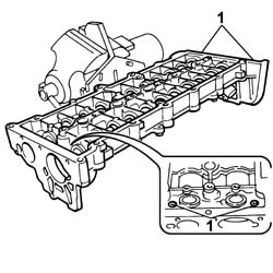 SINGLE CYLINDER HEAD, removed - Overhaul