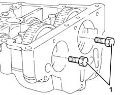 SINGLE CYLINDER HEAD, removed - Overhaul