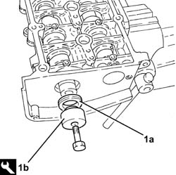 SINGLE CYLINDER HEAD, removed - Overhaul