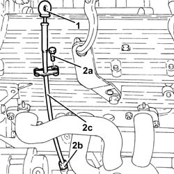 ENGINE - Position on stand and Remove