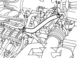 Engine oil vapour intake pipe - r + r