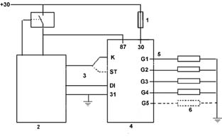 ENGINE - PRE-HEATING SYSTEM – Malfunction - Diagnostic Procedure