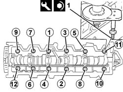 SINGLE CYLINDER HEAD - R.R. and Replace gasket
