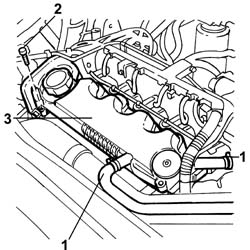 Single TAPPET COVER - R.R. and Replace gasket