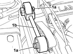 Power unit REACTION ROD - Replace
