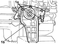 ENGINE - Position on stand and Remove