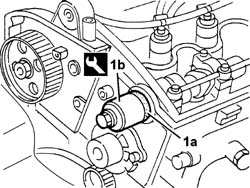 CAMSHAFT in cylinder head - R.R. on vehicle