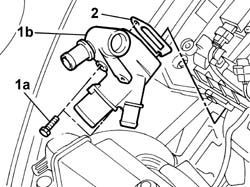 WATER PUMP INLET CONNECTOR - R.R.