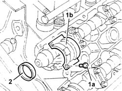 OIL SEALS FOR LEFT CYLINDER HEAD CAMSHAFTS - REPLACE