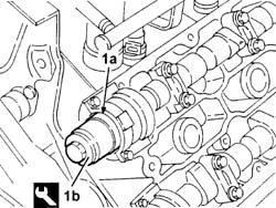 OIL SEALS FOR LEFT CYLINDER HEAD CAMSHAFTS - REPLACE