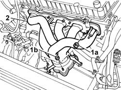 EXHAUST MANIFOLD - R.R. and Replace seal