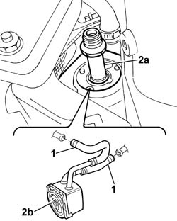 Engine oil heat exchanger - R.R.