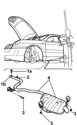 Rear exhaust SILENCER - R.R.