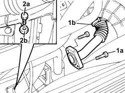 Engine oil supply pipe to turbocharger