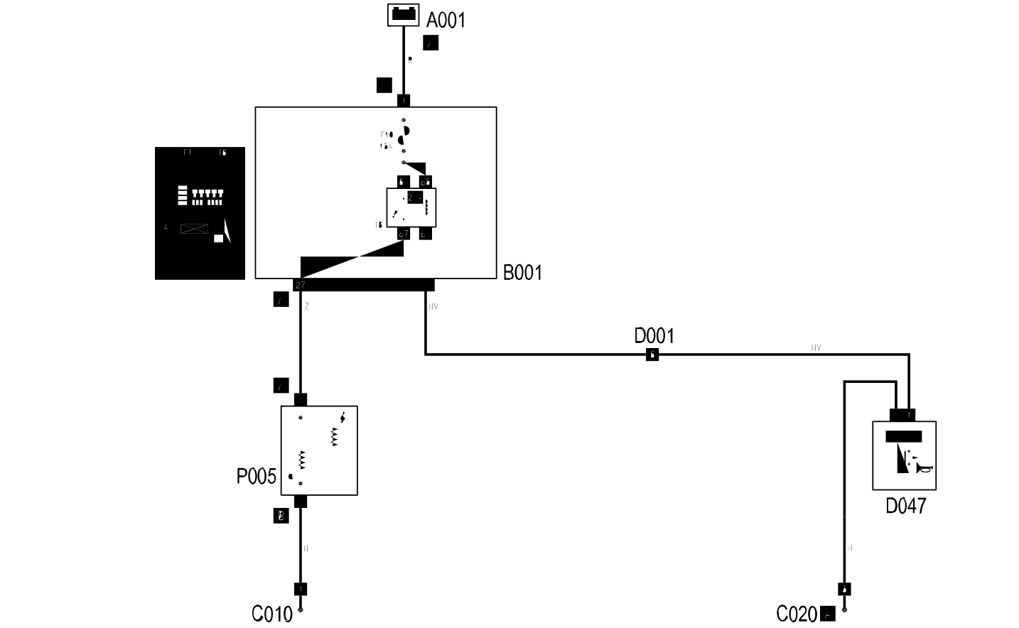 HORNS - Wiring diagram