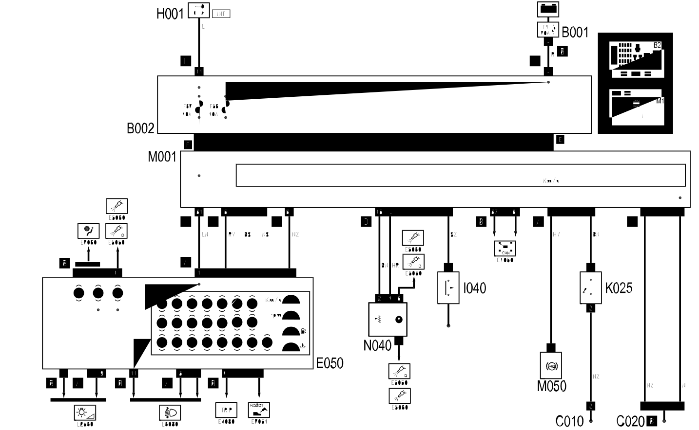 INSTRUMENT PANEL - Wiring diagram