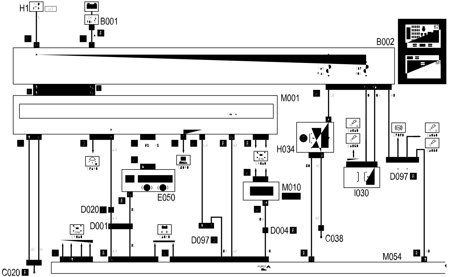 ROBOTIZED GEARBOX - Wiring diagram