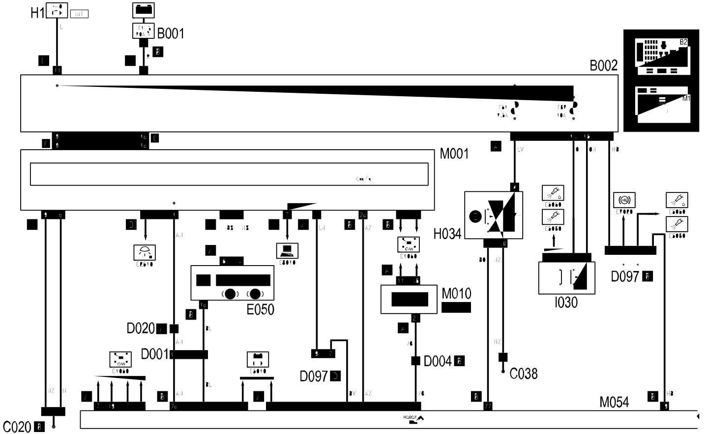 ROBOTIZED GEARBOX - Wiring diagram