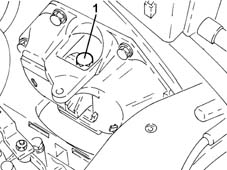 Gear box left rigid mount - r r