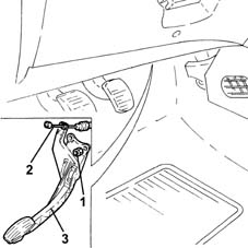 Accelerator pedal - r + r