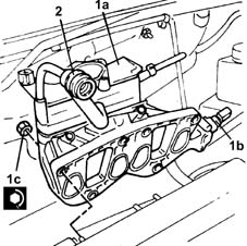 Inlet manifold - r + r and replace seal