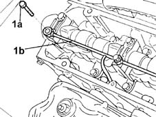 Timing mount oil pipe - r r