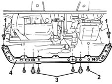 Engine cooling radiator support beam - r r
