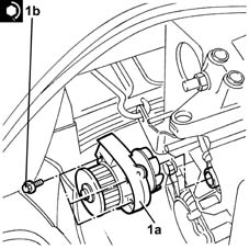 Water pump - r + r with drive belt removed