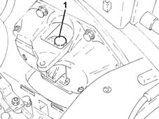 Gear box left rigid mount - r r