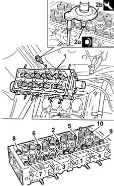 Cylinder head - r + r and replace gasket