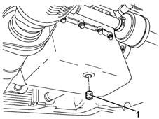 Engine oil drain plug - replace