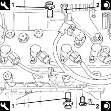 Camshaft idler gears - replace