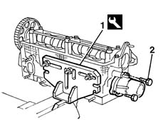 Thermostat unit - r + r with cylinder head removed